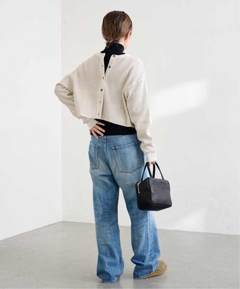 ワッフルショートカーディガン（カーディガン）｜FRAMeWORK（フレーム  