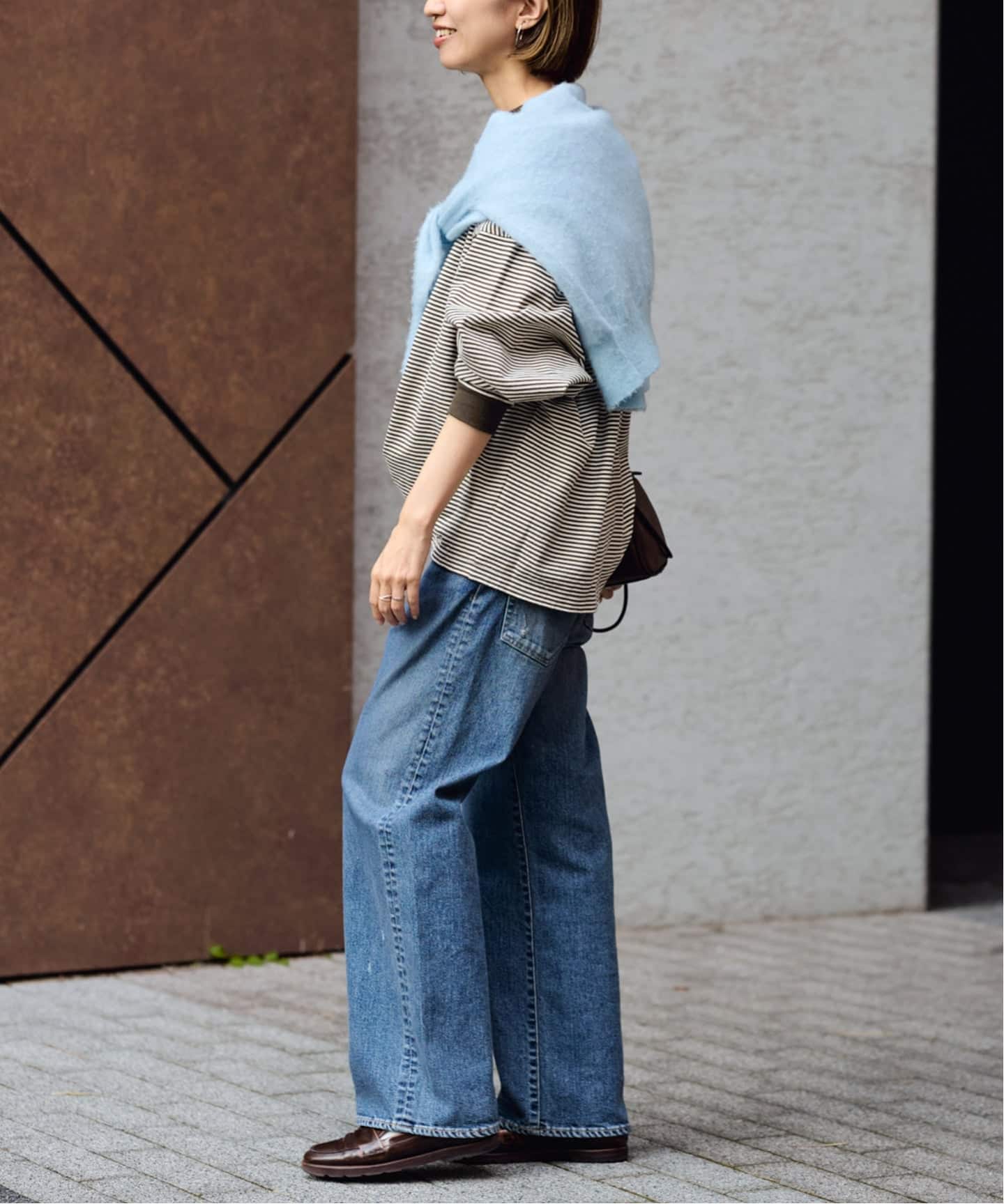 FRAMeWORK ミジンボーダーロンT 美品 ≪追加≫ミジンボーダーロンT（Tシャツ／カットソー