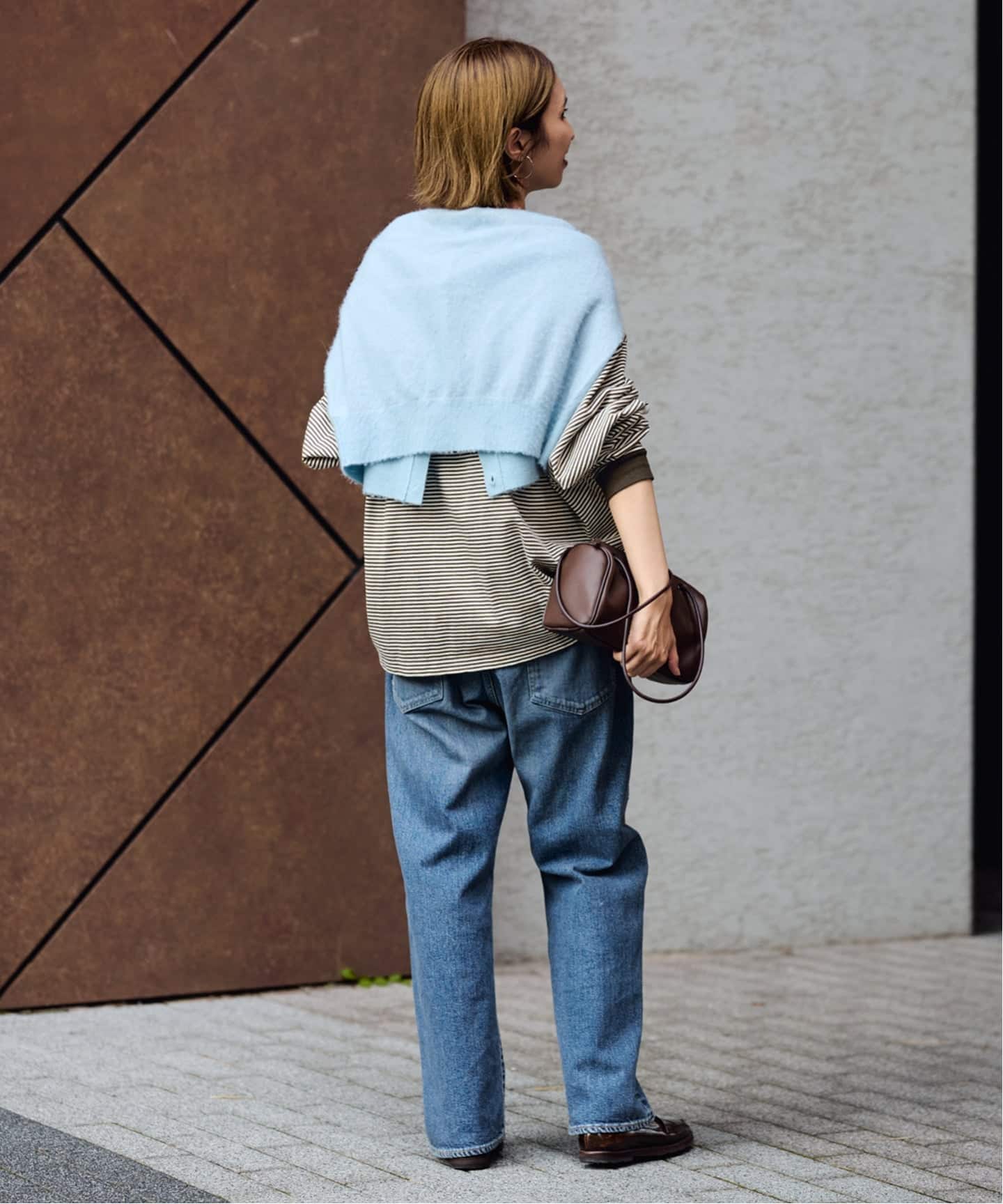 ≪追加≫ミジンボーダーロンT（Tシャツ／カットソー）｜FRAMeWORK