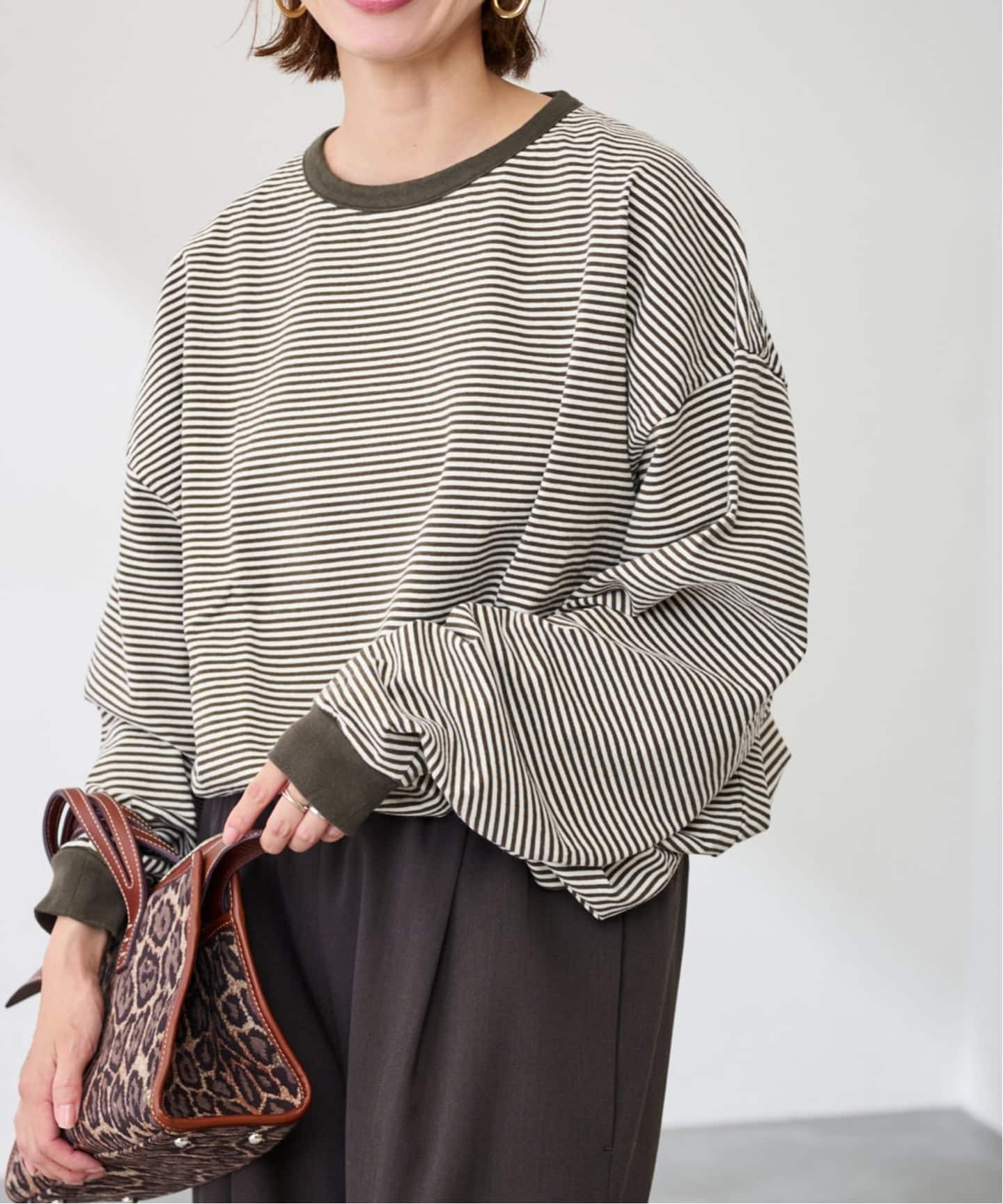 ≪追加≫ミジンボーダーロンT（Tシャツ／カットソー