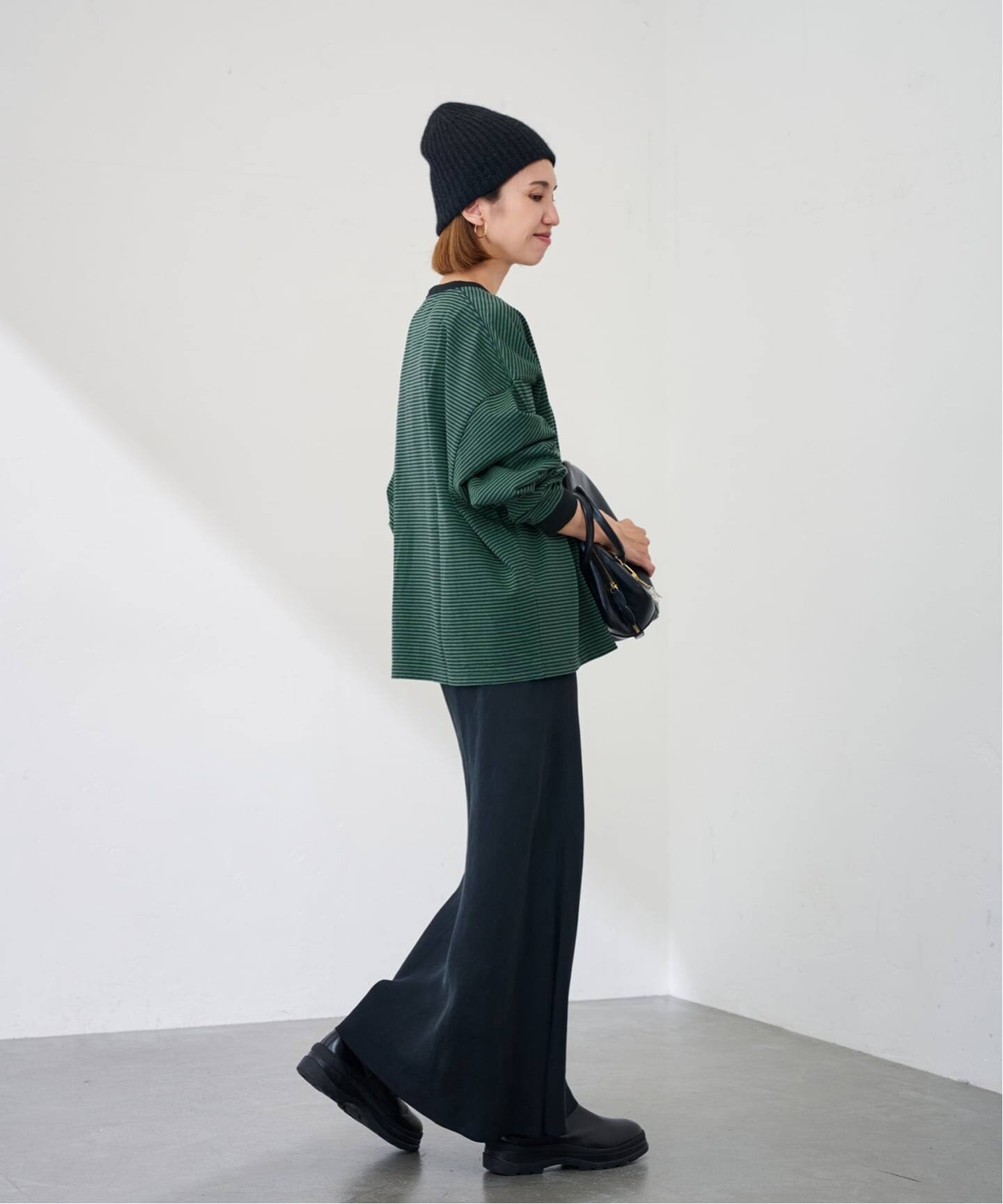 ≪追加≫ミジンボーダーロンT（Tシャツ／カットソー）｜FRAMeWORK