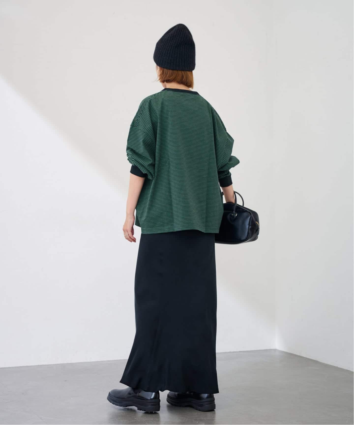 フレームワーク　ミジンボーダーロンT　　ブラウン　新品 FRAMeWORK｜≪追加≫ミジンボーダーロンT | Rakuten Fashion