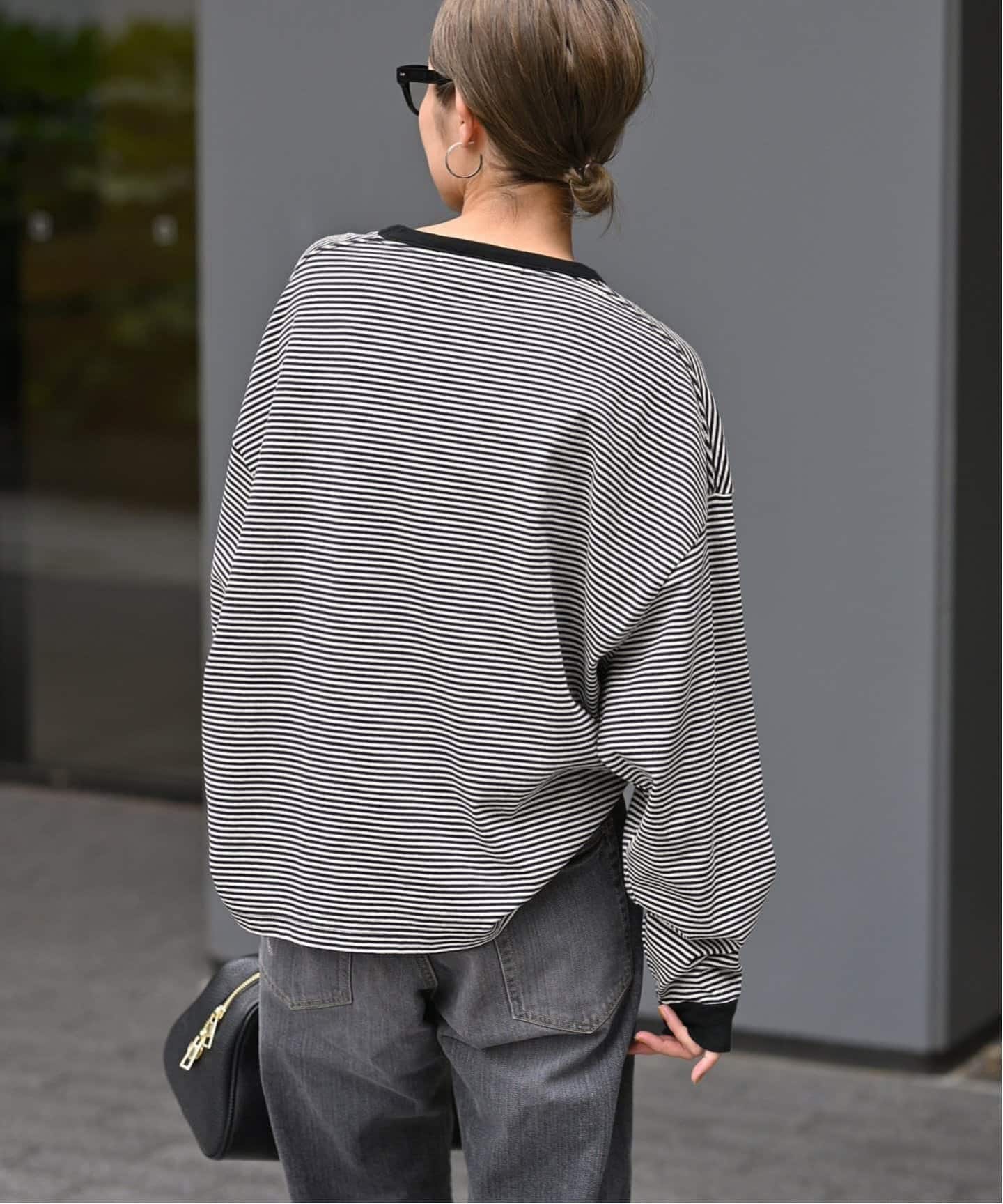 FRAMeWORK ミジンボーダーロンT FRAMeWORK｜≪追加予約≫ミジンボーダーロンT | Rakuten Fashion