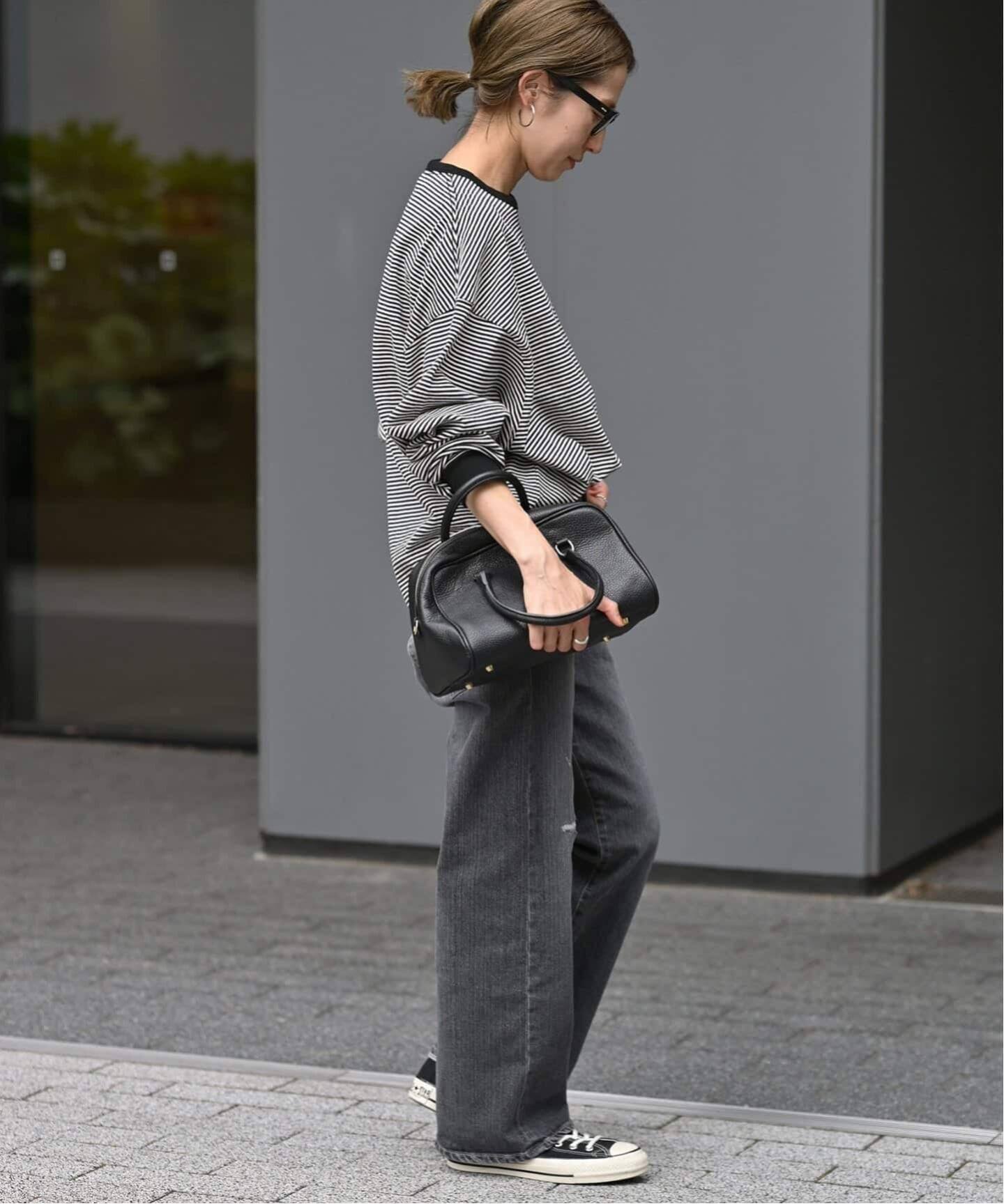 ≪追加≫ミジンボーダーロンT（Tシャツ／カットソー）｜FRAMeWORK