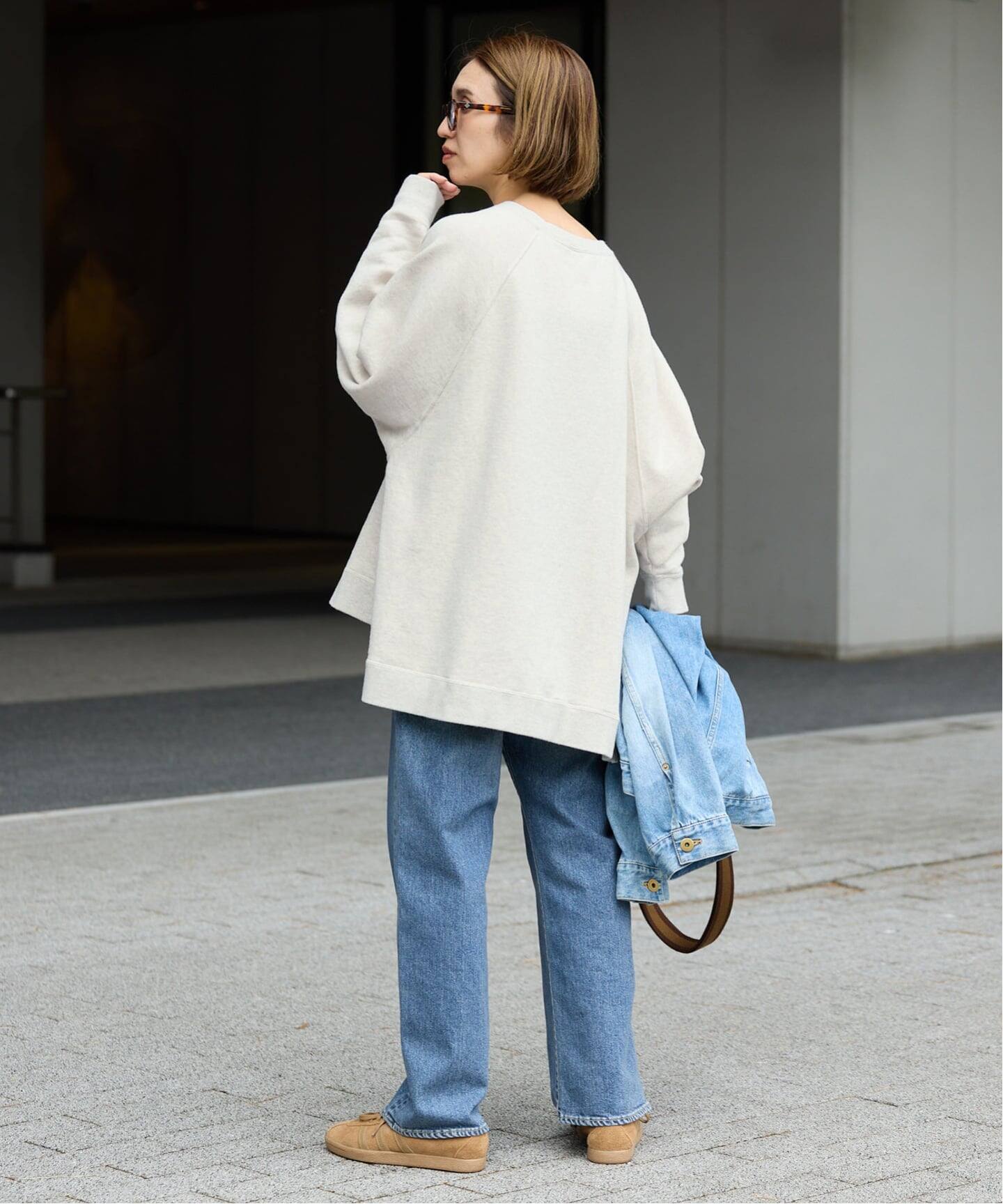 ラグランポンチョプリントスエット（スウェット）｜FRAMeWORK