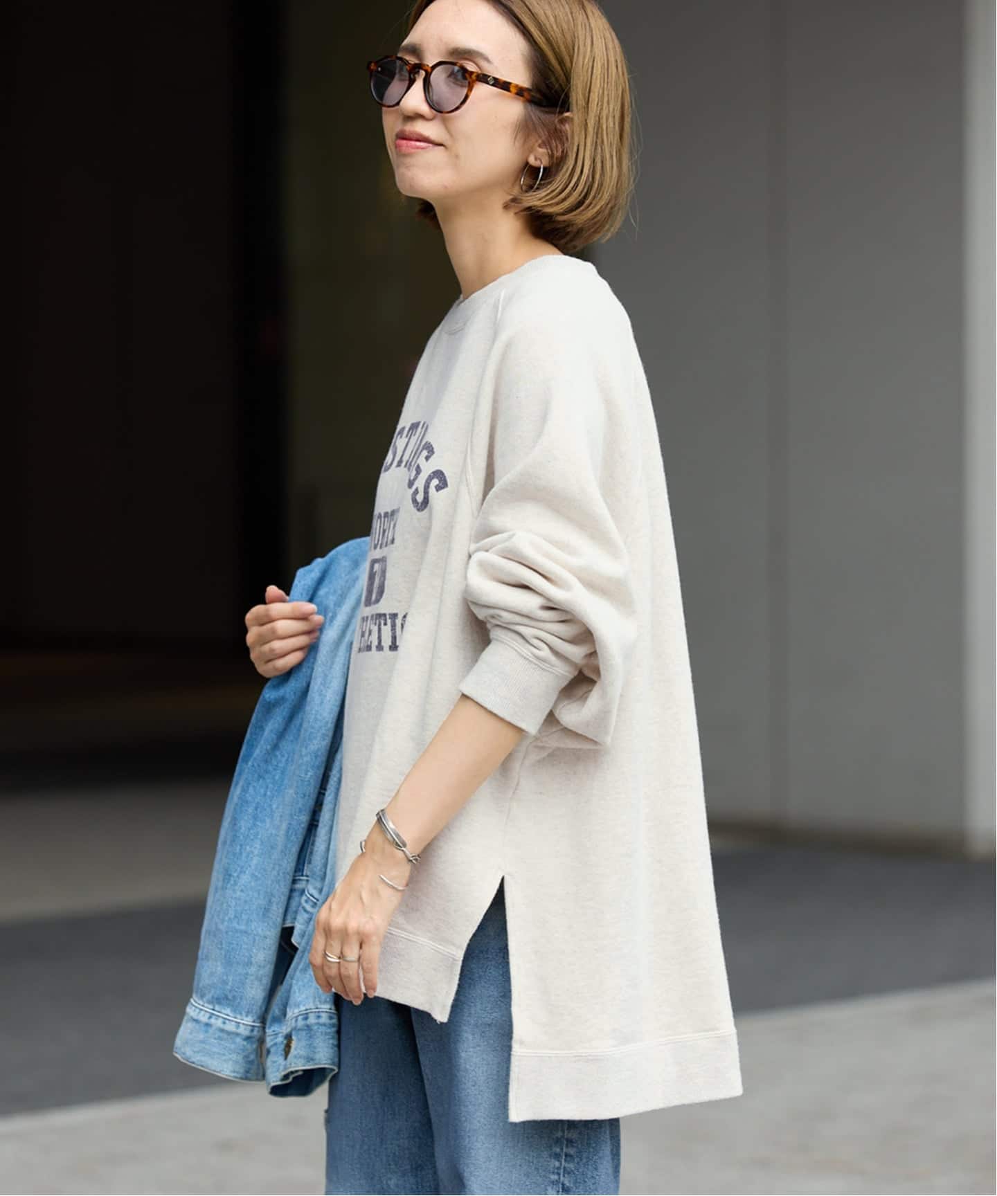 新品未使用 FRAMeWORKラグランポンチョスエット グレー ≪WEB限定 / 追加≫ラグランポンチョスエット（スウェット