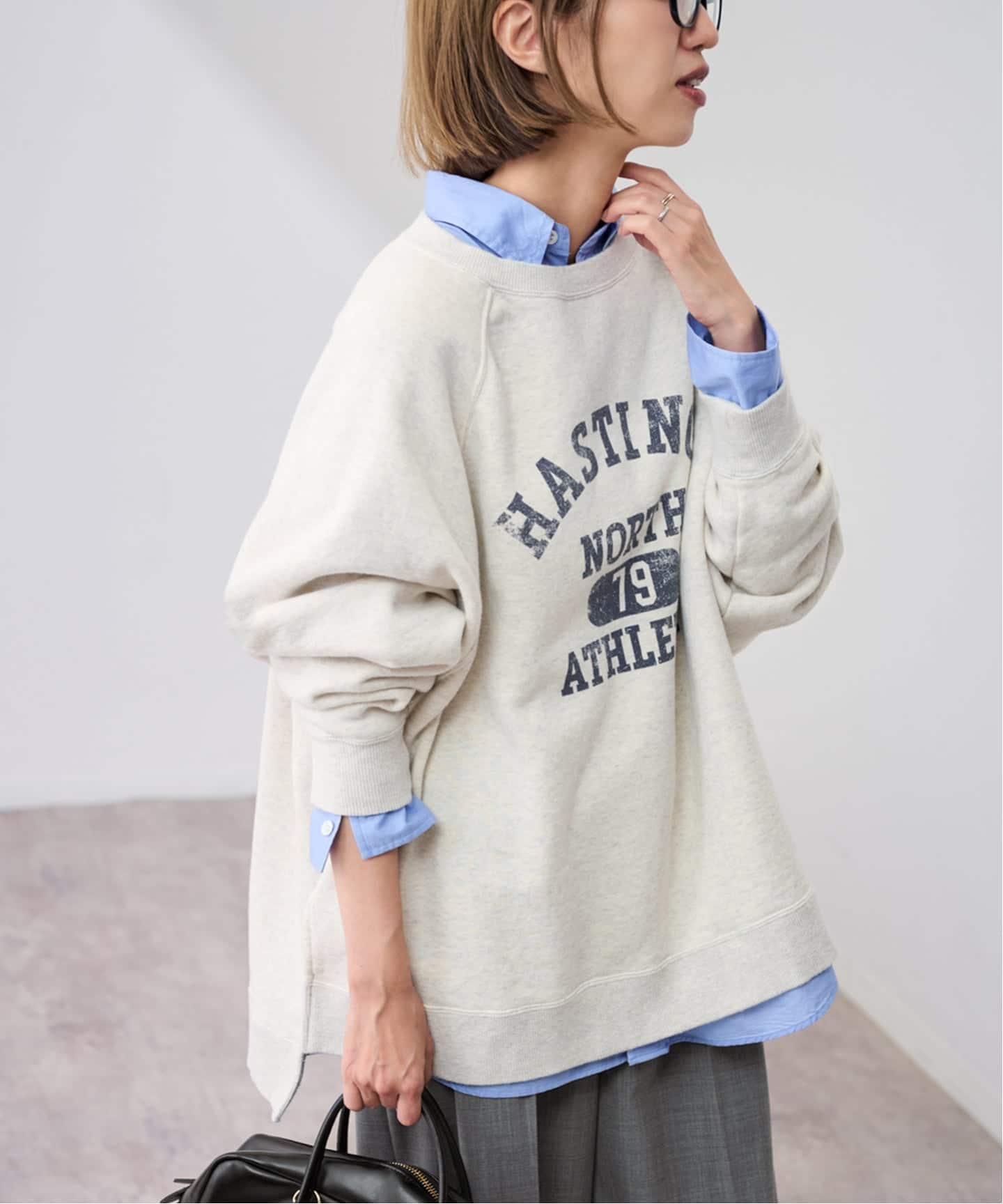 フレームワーク　ラグランポンチョスウェット FRAMeWORK｜≪WEB限定 / 追加予約≫ラグランポンチョスエット