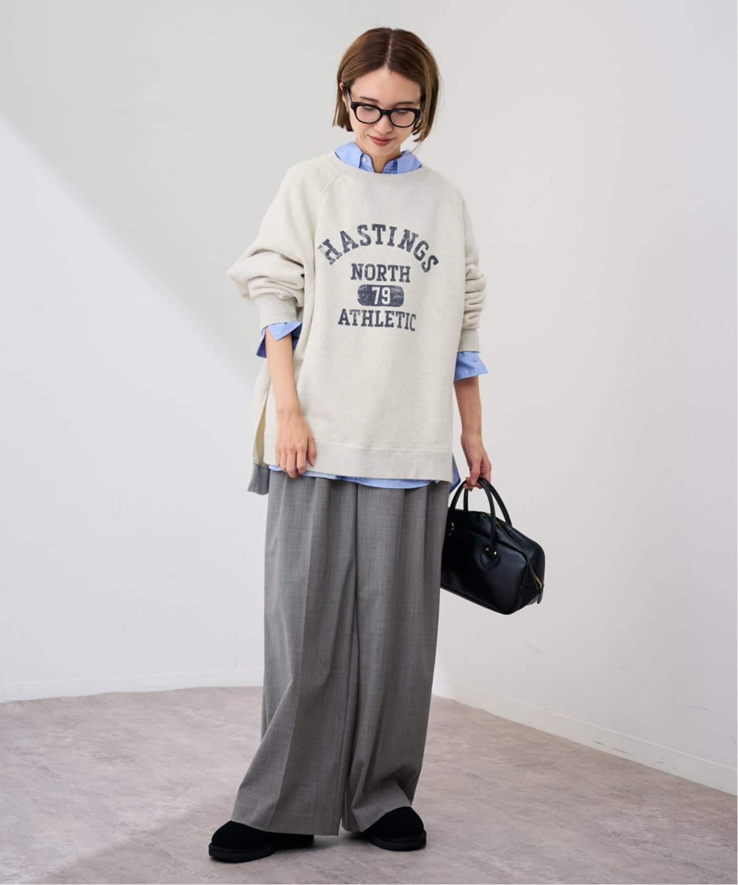 ≪予約≫ラグランポンチョプリントスエット（スウェット