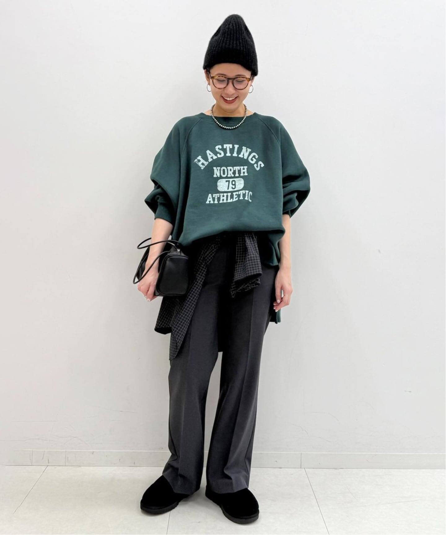 ≪予約≫ラグランポンチョプリントスエット（スウェット