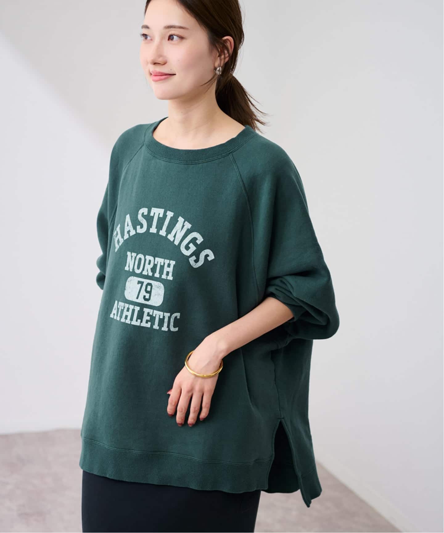 ≪追加≫ラグランポンチョプリントスエット 2（スウェット