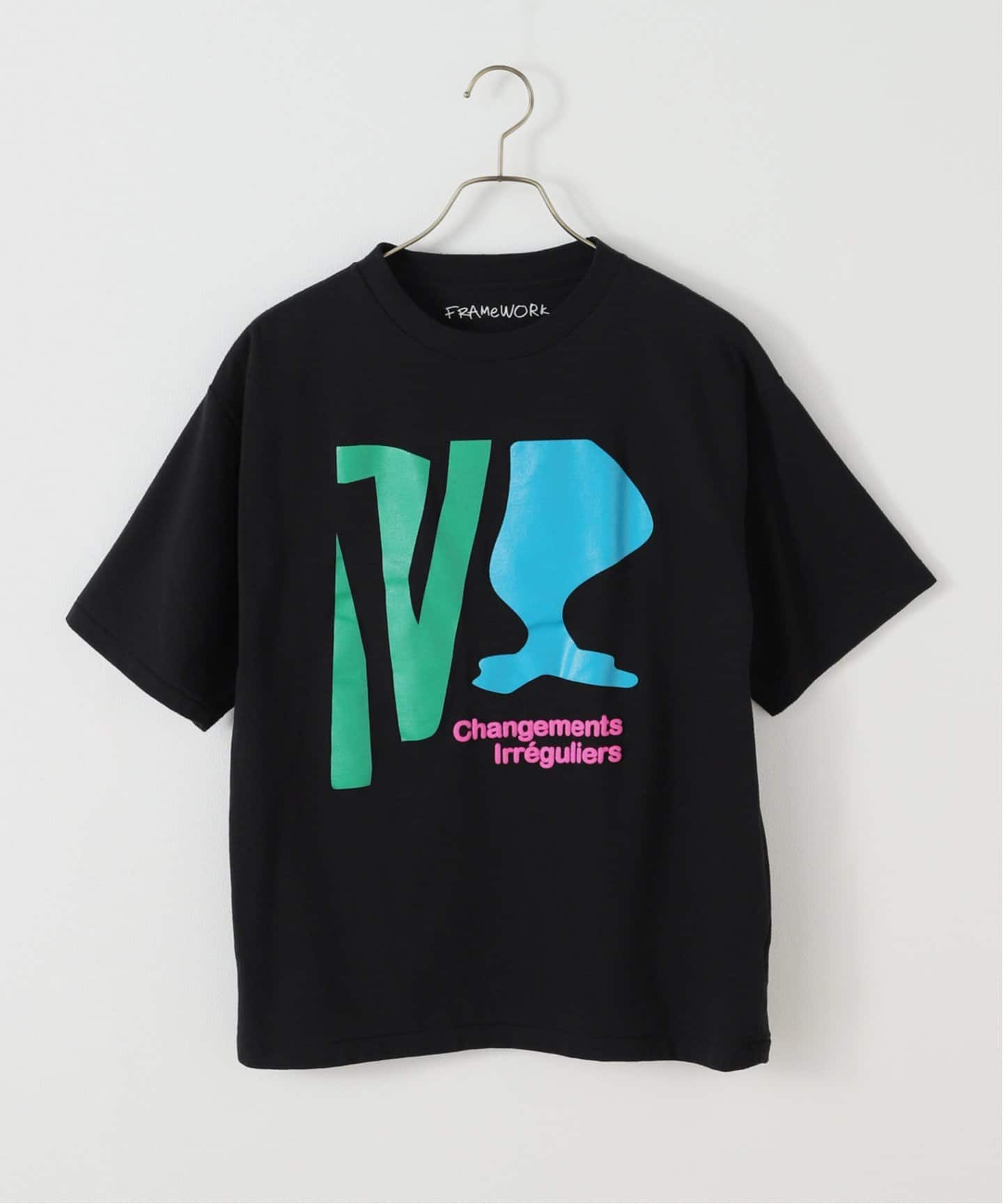 カットアウトプリントTEE（Tシャツ／カットソー）｜FRAMeWORK