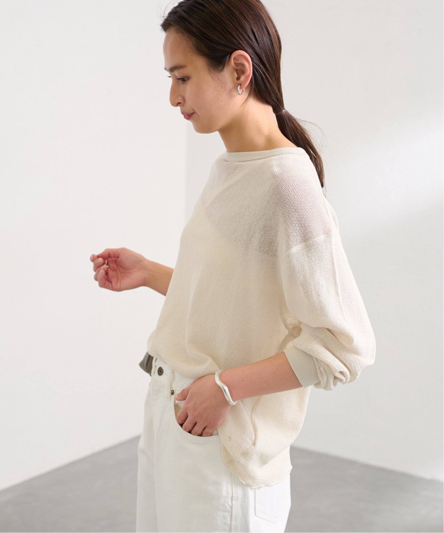 FRAMe WORK ロングTシャツ FRAMeWORK｜メッシュロンT | Rakuten Fashion(楽天ファッション