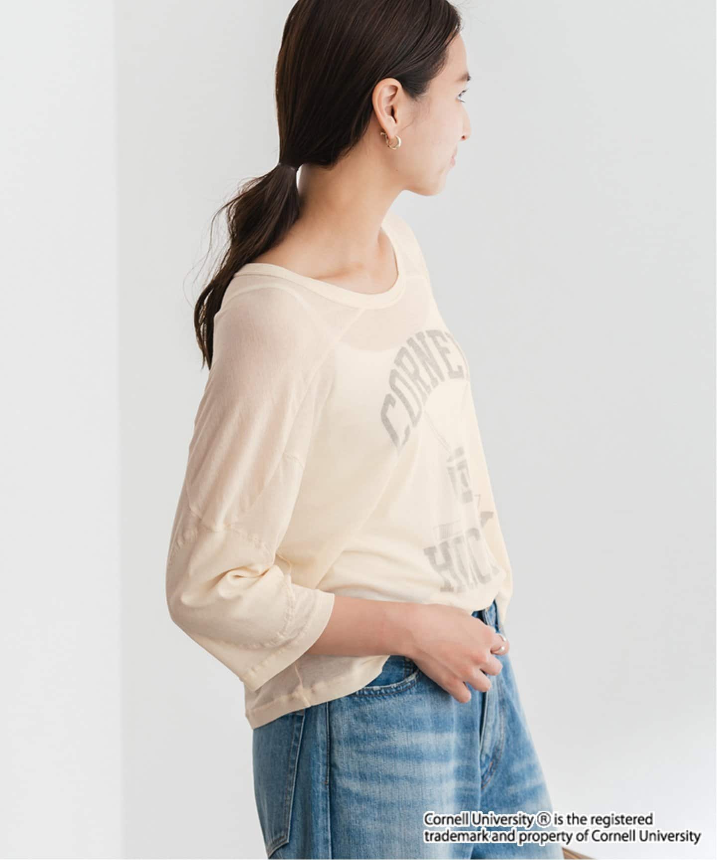 tシャツ OUT OF FRAMe SheerHockeyTシャツ Cornel レディース OUT OF FRAMe SheerHockeyTシャツ Cornel（Tシャツ／カットソー