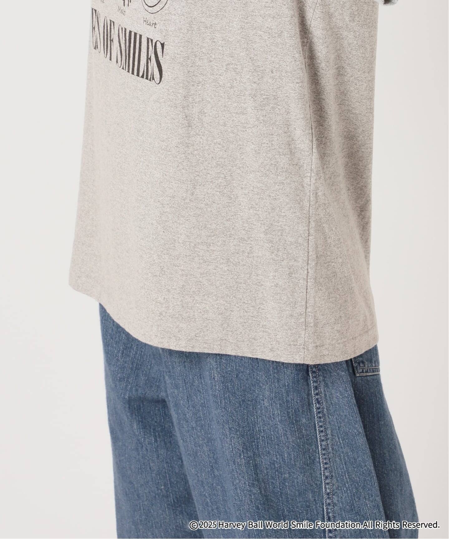 OUT OF FRAMe 8812melangeTシャツ SMILE（Tシャツ／カットソー