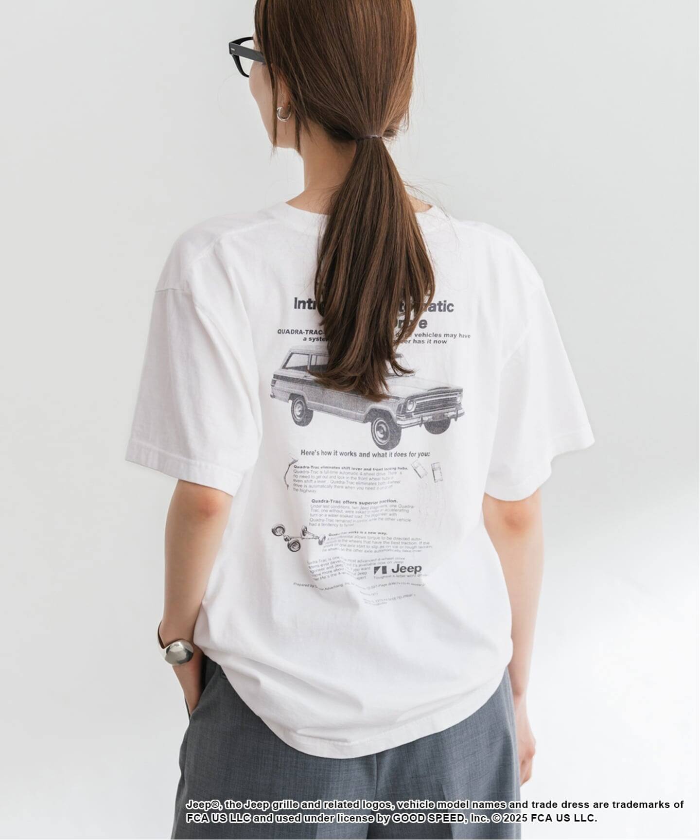 tシャツ OUT OF FRAMe classicCarTシャツ Wagoneer レディース OUT OF FRAMe classicCarTシャツ Wagoneer（Tシャツ／カットソー
