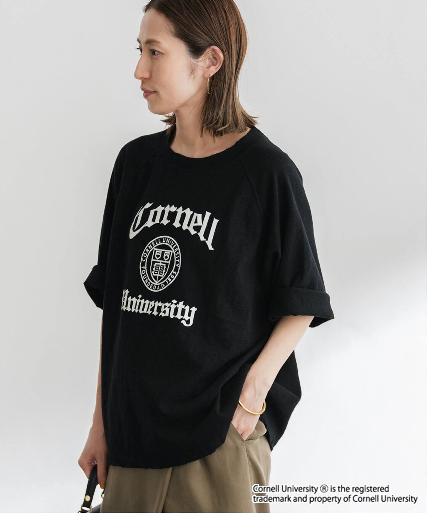tシャツ OUT OF FRAMe SheerHockeyTシャツ Cornel レディース OUT OF FRAMe SheerHockeyTシャツ Cornel（Tシャツ／カットソー