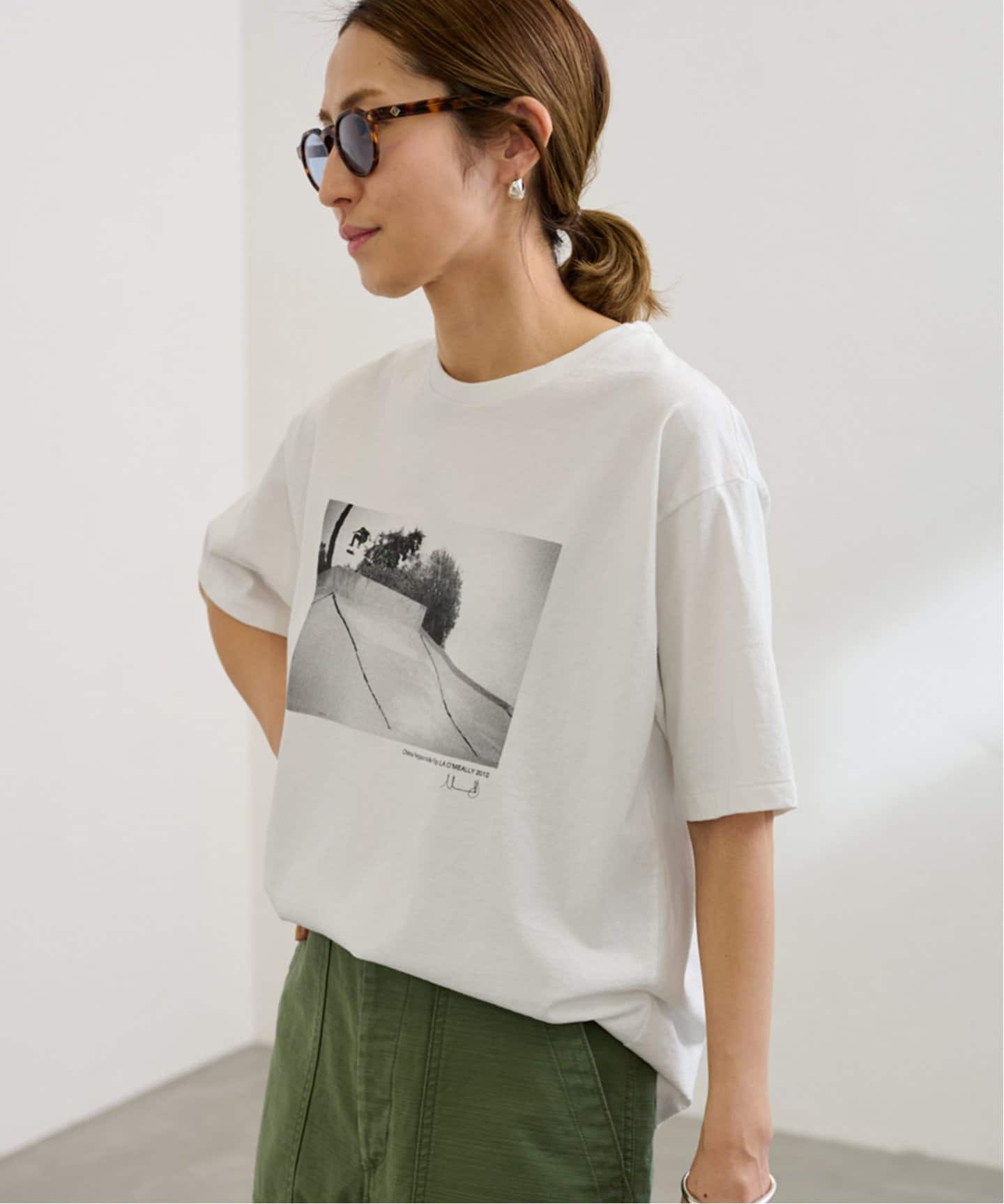 新品　FRAMeWORK MikeOMeally PHOTO Tシャツ MikeOMeally PHOTO Tシャツ（Tシャツ／カットソー）｜FRAMeWORK