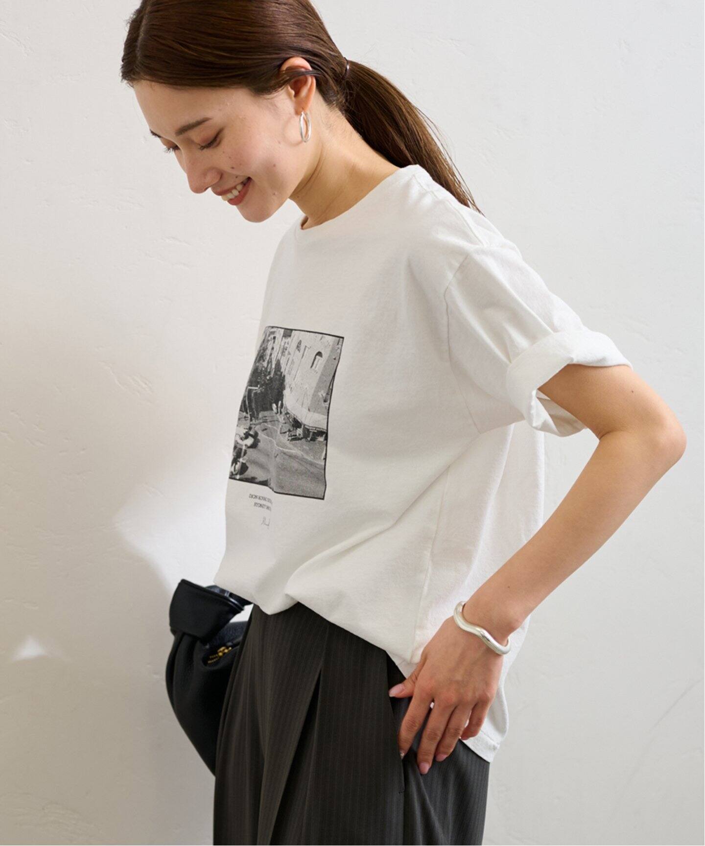 新品　FRAMeWORK MikeOMeally PHOTO Tシャツ フレームワーク FRAMeWORK ≪≫MikeOMeally PHOTO Tシャツ