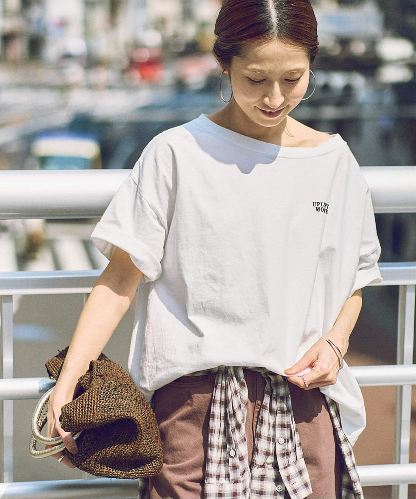 在庫処分 激安 ≪追加予約≫haru×FRAMeWORK コラボロゴTEE 2（Tシャツ トップス