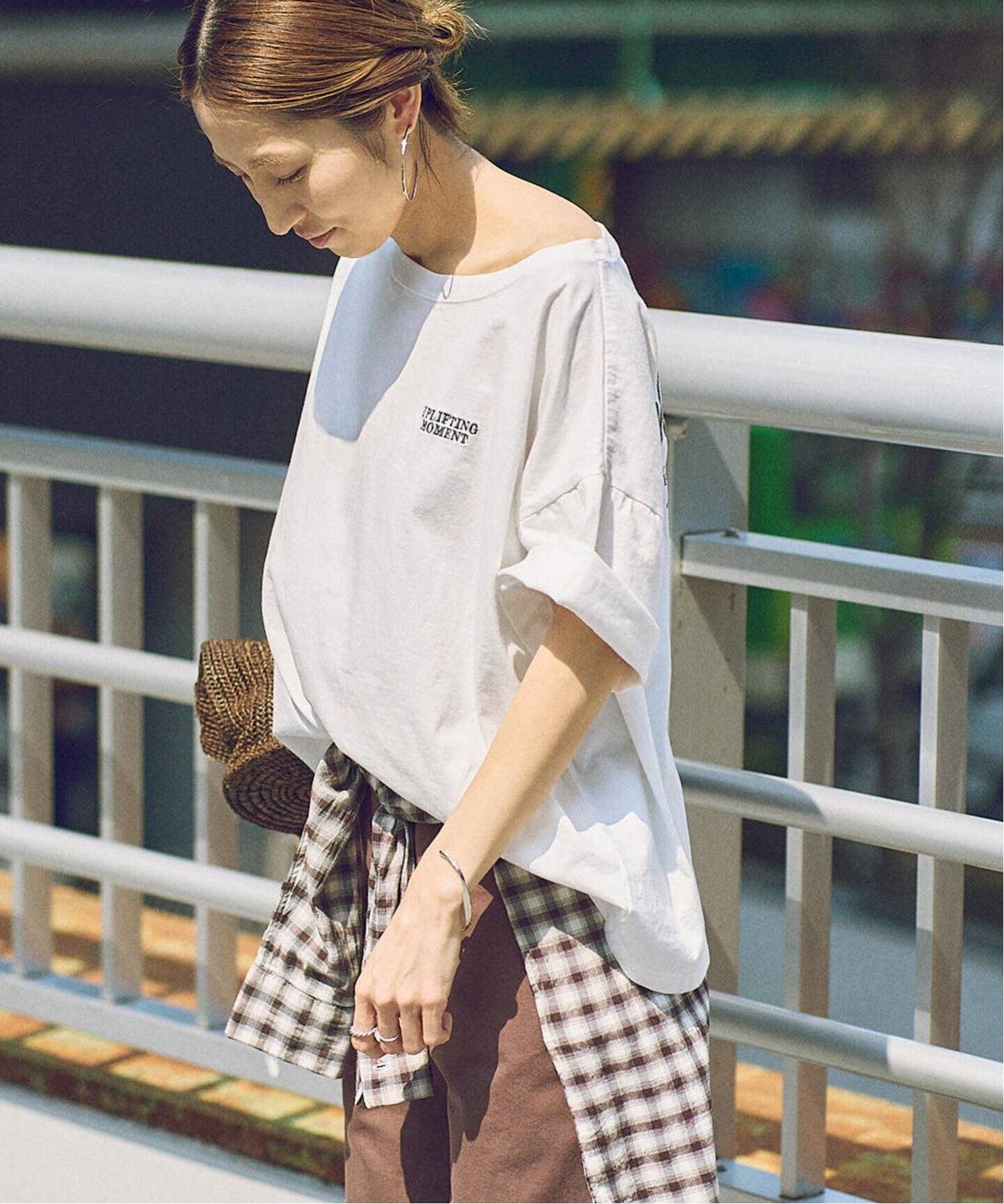 ≪追加≫haru×FRAMeWORK コラボロゴTEE 2（Tシャツ／カットソー