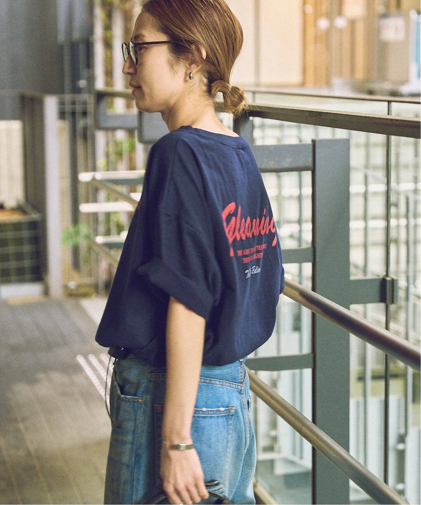 haru×FRAMeWORK　コラボロゴTEE haru×FRAMeWORK】ロゴロンT（Tシャツ／カットソー）｜FRAMeWORK
