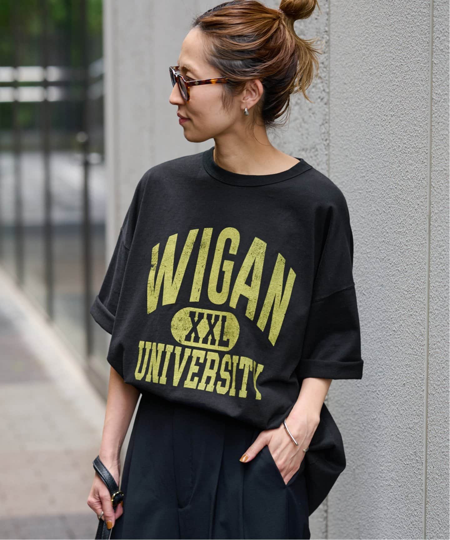 【新品タグ付】 フレームワーク オーバーTEE ツイカ 24SS ロゴTシャツ ≪追加≫オーバーTEE 2（Tシャツ／カットソー）｜FRAMeWORK（フレーム