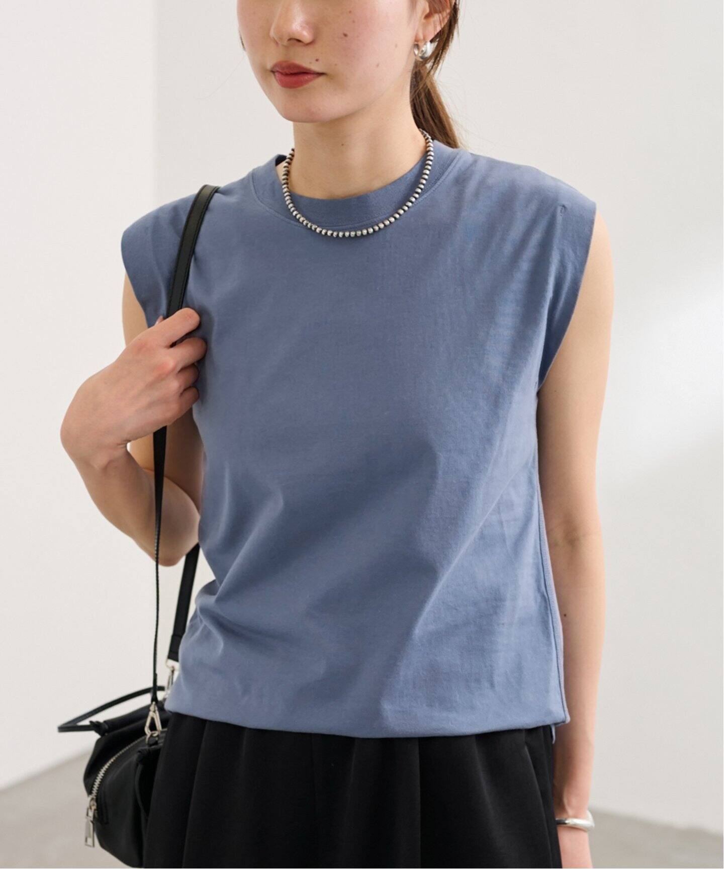 CALMER×FRAMeWORK NATURAL DYE SLEEVELESS（タンクトップ