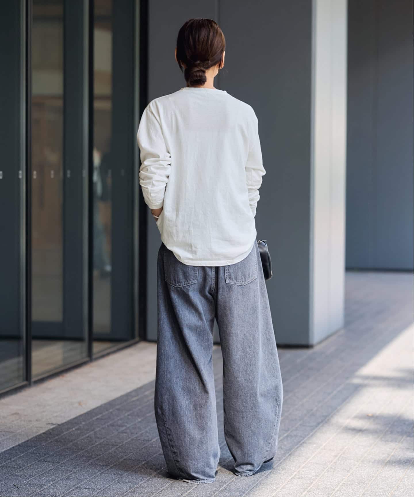 メッセージロゴロングTシャツ（Tシャツ／カットソー）｜FRAMeWORK