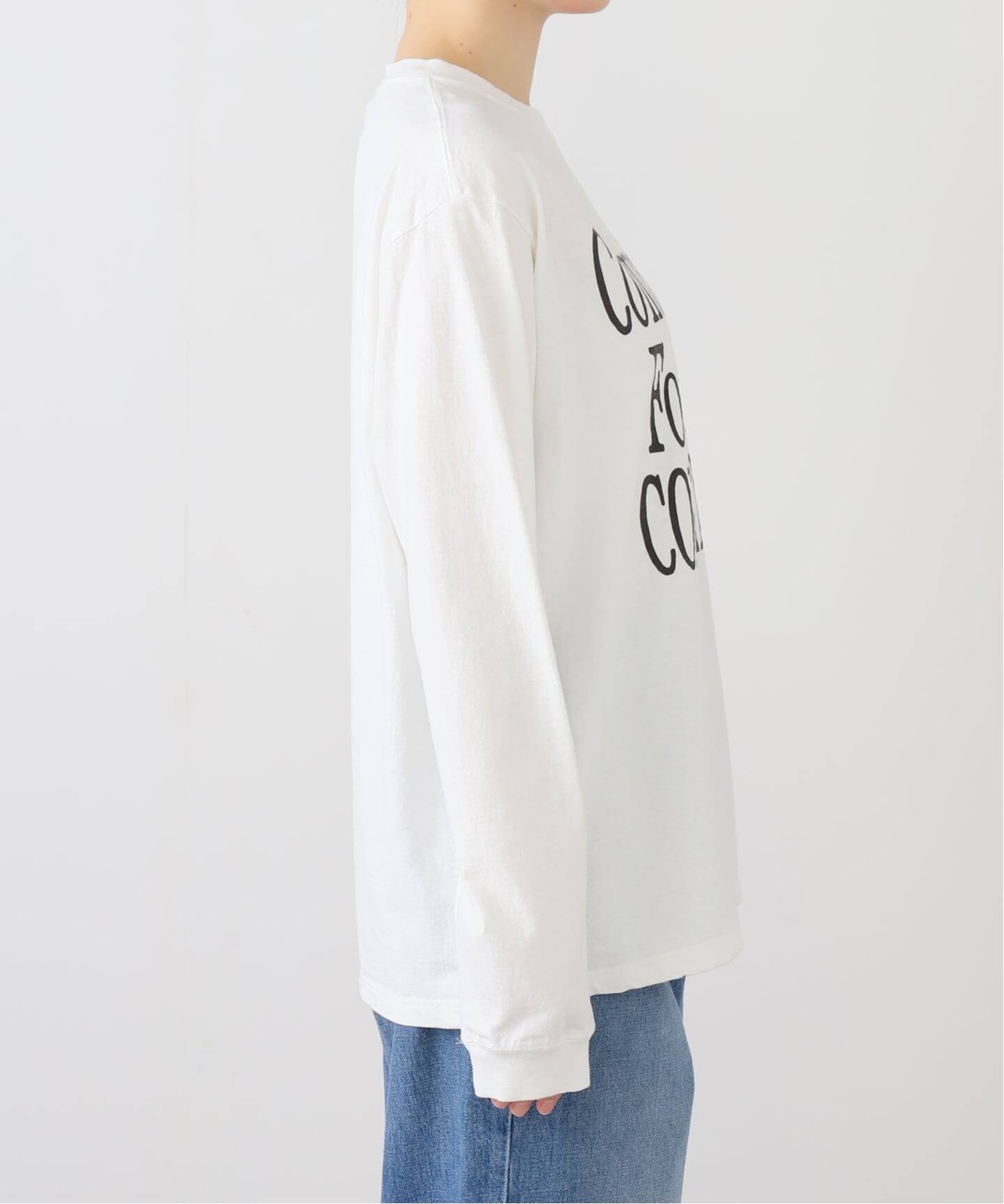 メッセージロゴロングTシャツ（Tシャツ／カットソー）｜FRAMeWORK