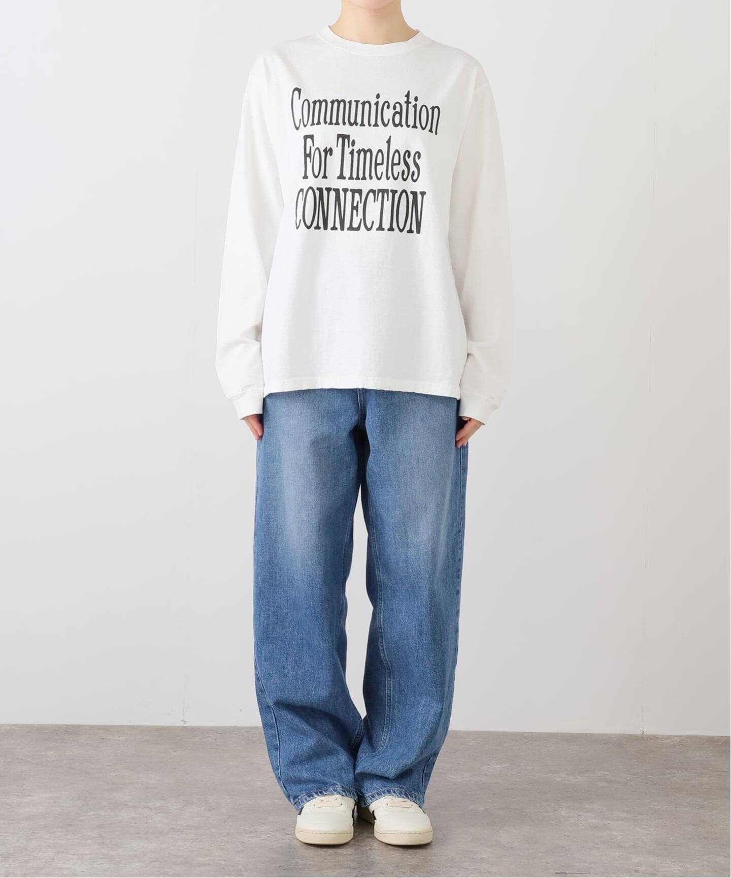 メッセージロゴロングTシャツ（Tシャツ／カットソー）｜FRAMeWORK