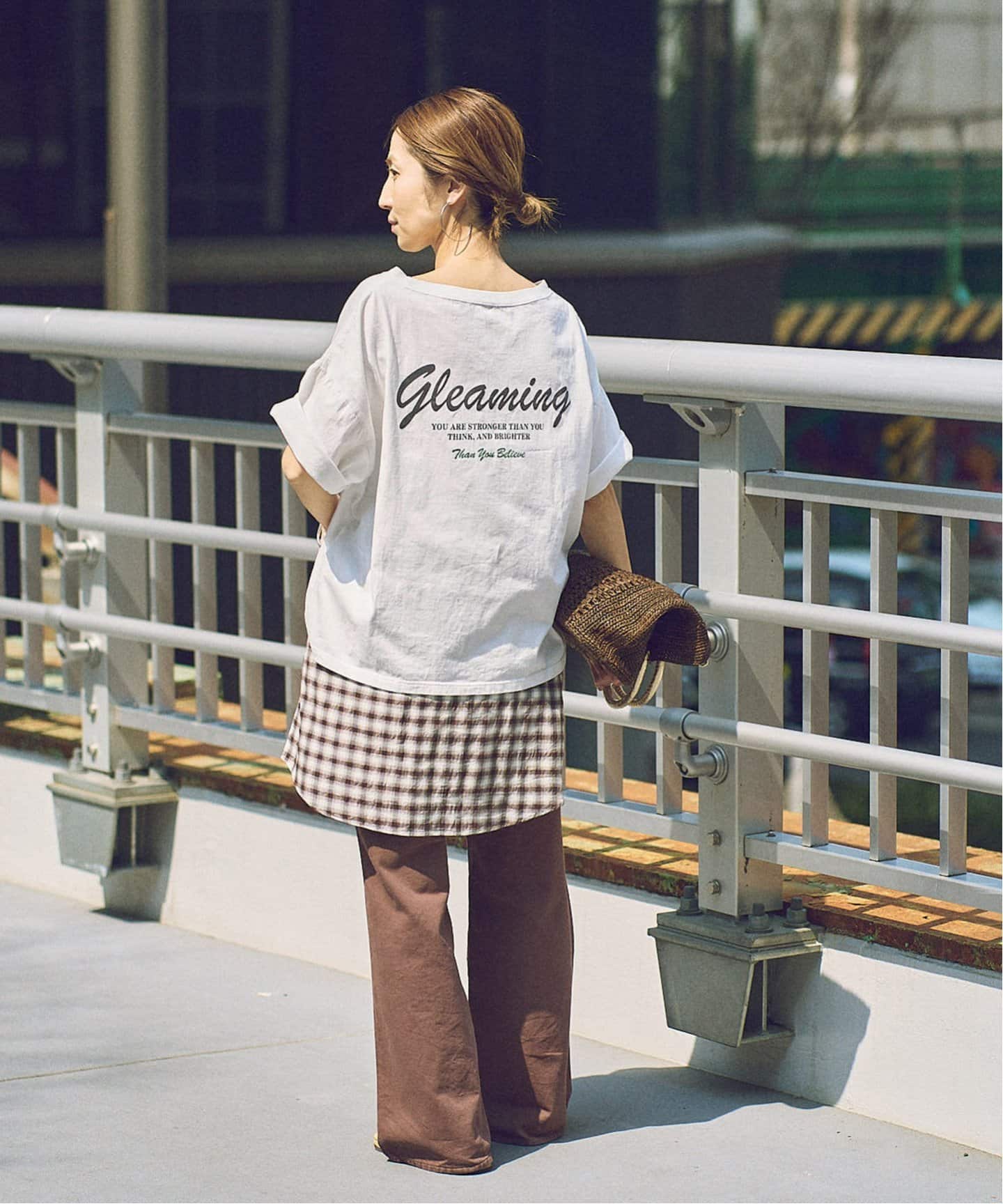 haru×FRAMeWORK コラボロゴTEE（Tシャツ／カットソー