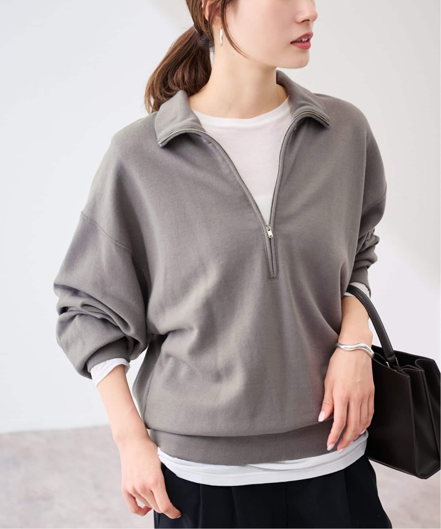 DEEP HALF ZIP（スウェット）｜FRAMeWORK（フレームワーク）の通販