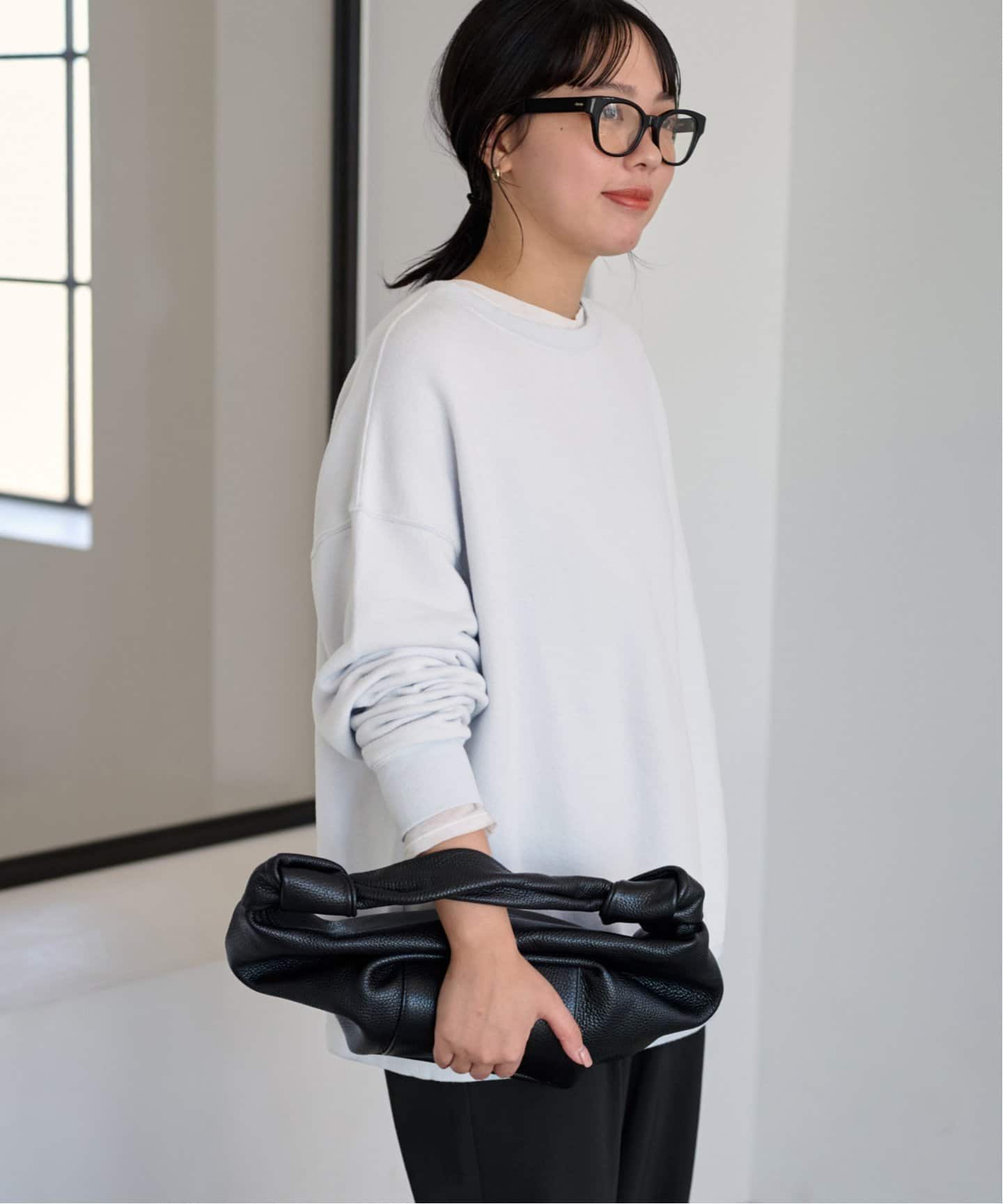 FRAMeWORK】ミニ裏毛ショートスウェット ホワイト 美品 フレームワーク