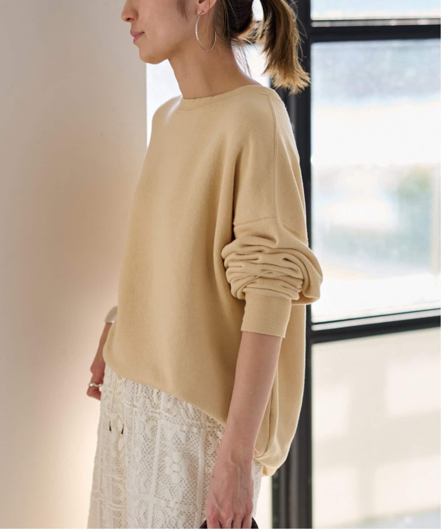 リネンブレンドミニ裏毛プルオーバー（スウェット）｜FRAMeWORK