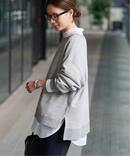 ≪一部カラーWEB限定 / 追加予約≫ボートネックワイドスウェット