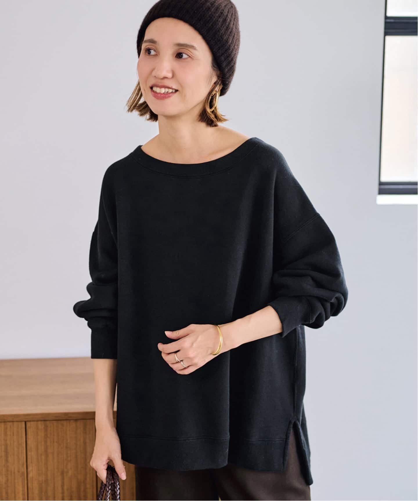 ≪一部カラーWEB限定 / 追加≫ボートネックワイドスウェット 2