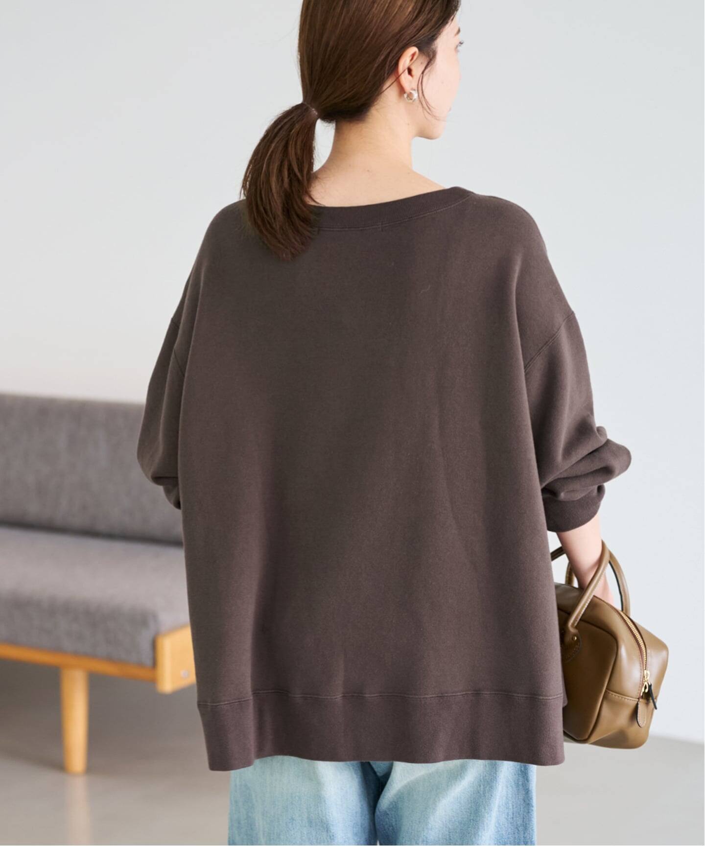 ≪一部カラーWEB限定 / 追加≫ボートネックワイドスウェット 2