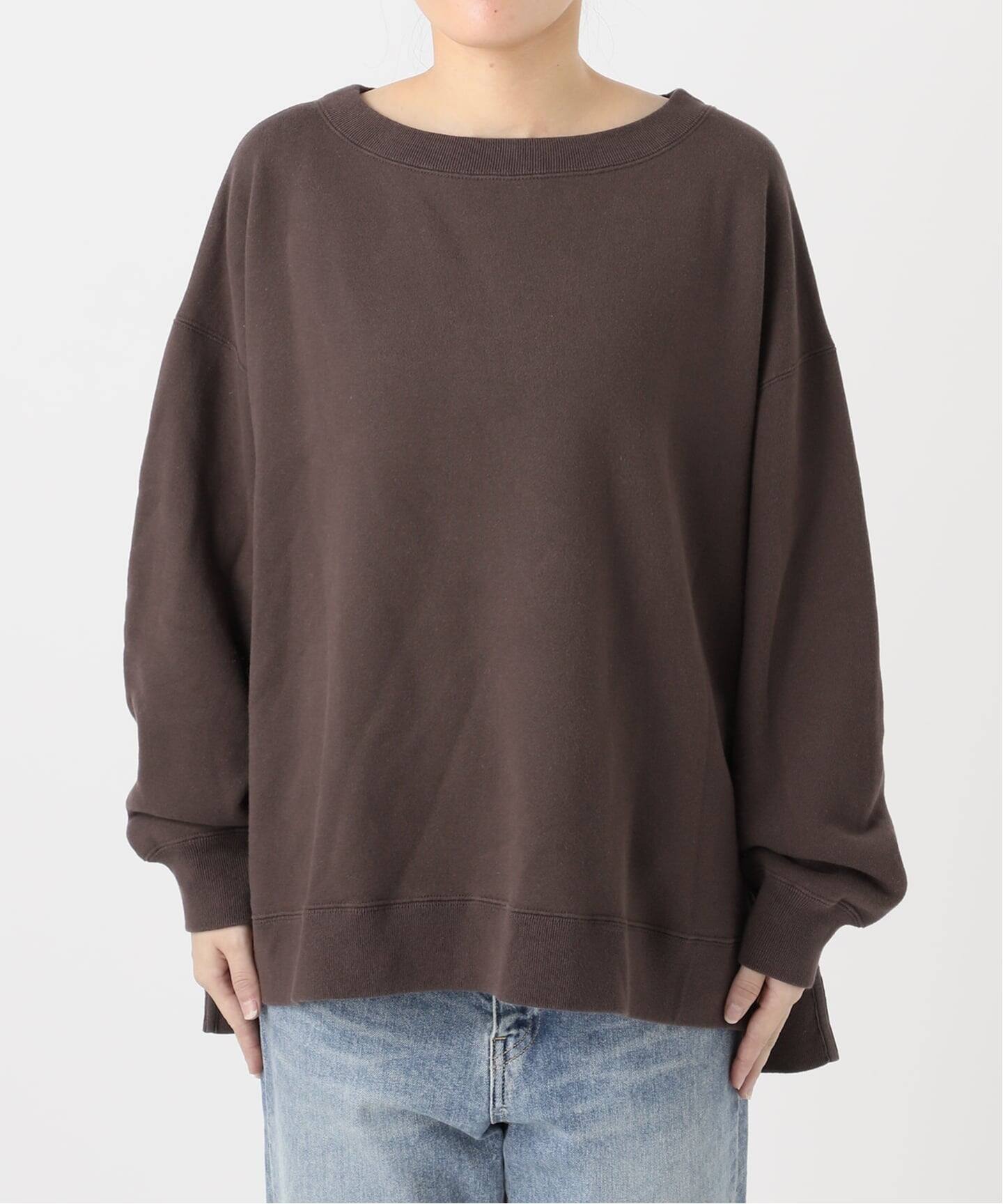 ≪一部カラーWEB限定 / 追加≫ボートネックワイドスウェット 2