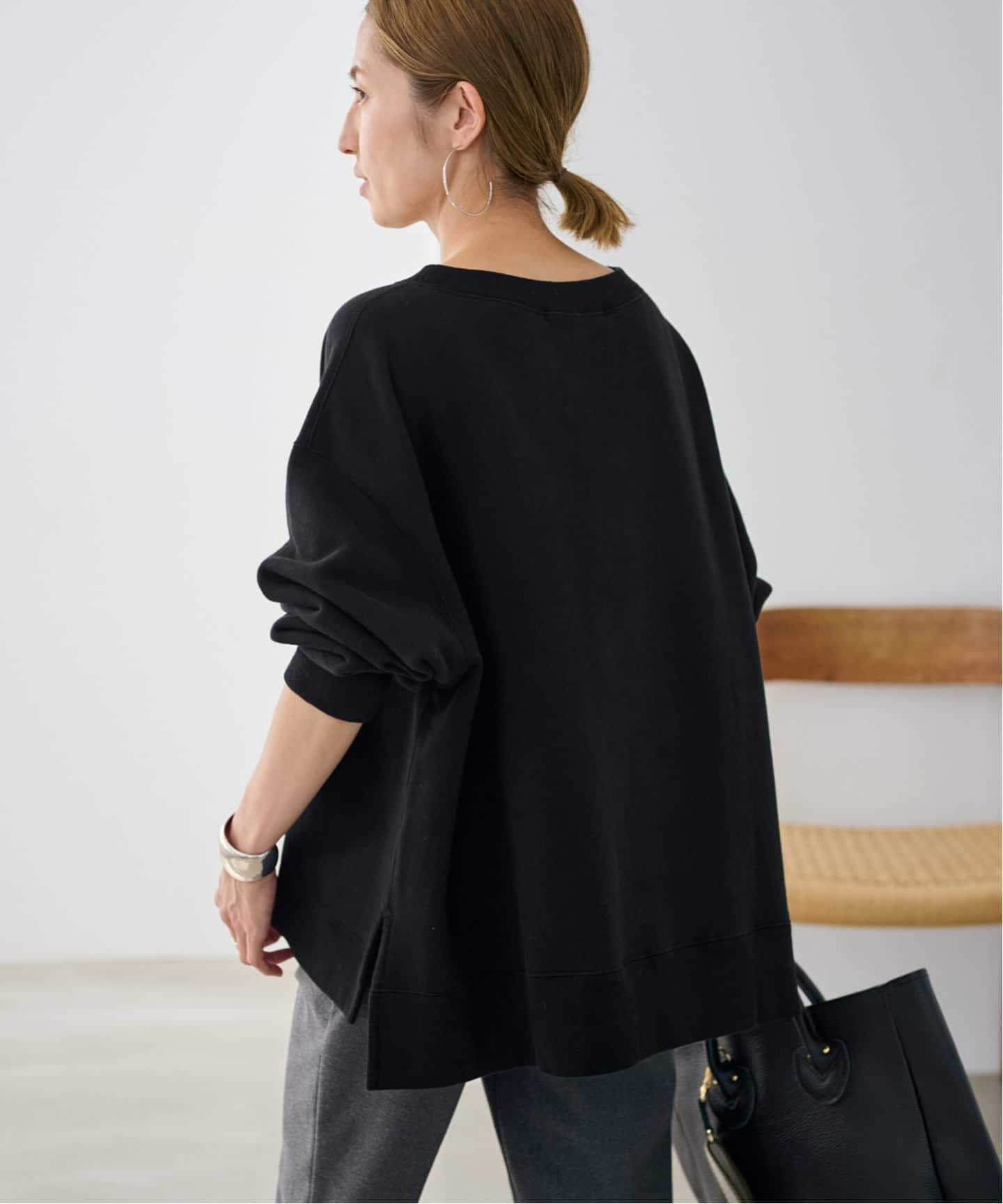 FRAMeWORK ボートネックワイドスウェット3 ≪一部カラーWEB限定 / 追加≫ボートネックワイドスウェット 3