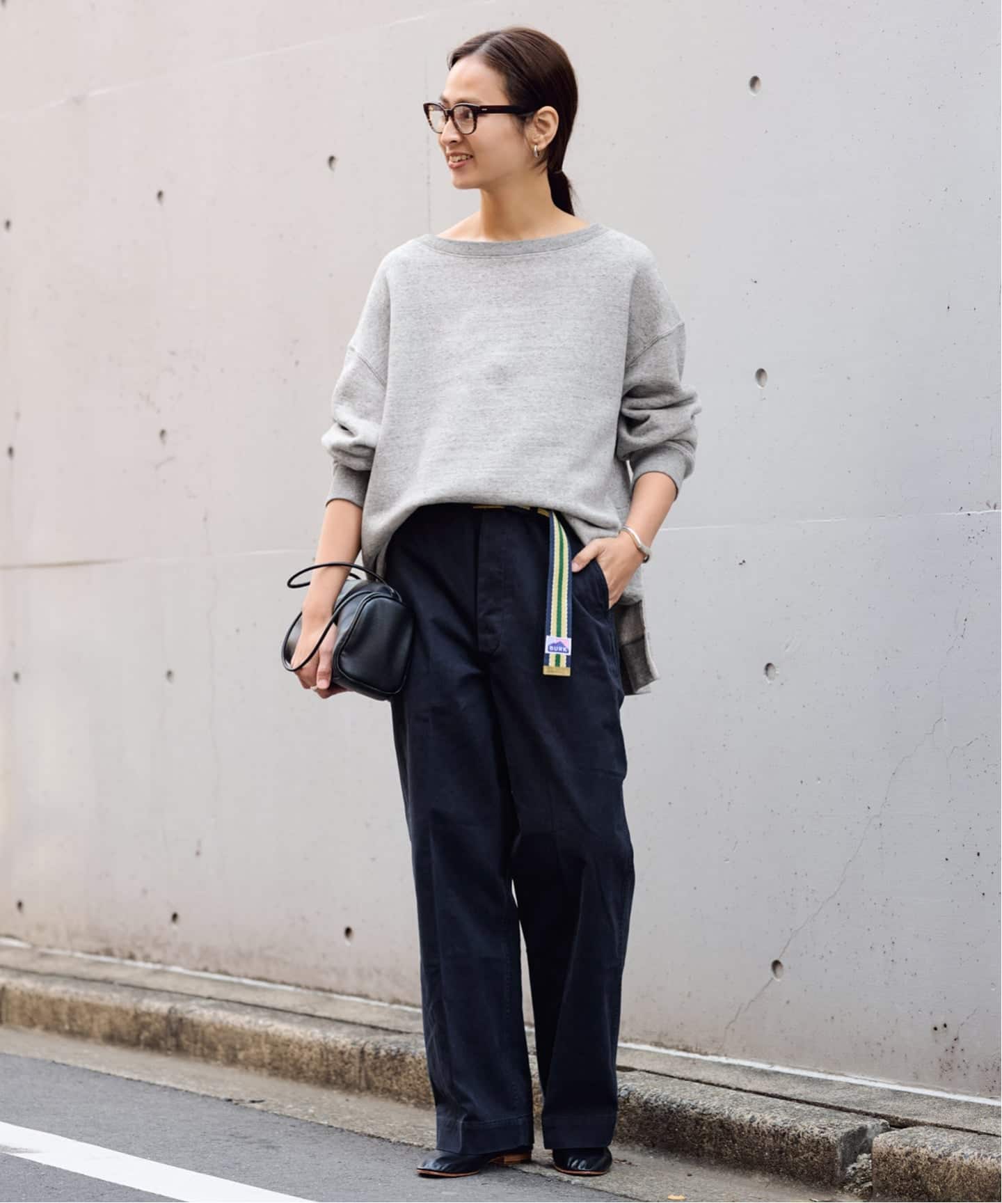 ≪一部カラーWEB限定 / 追加≫ボートネックワイドスウェット 3