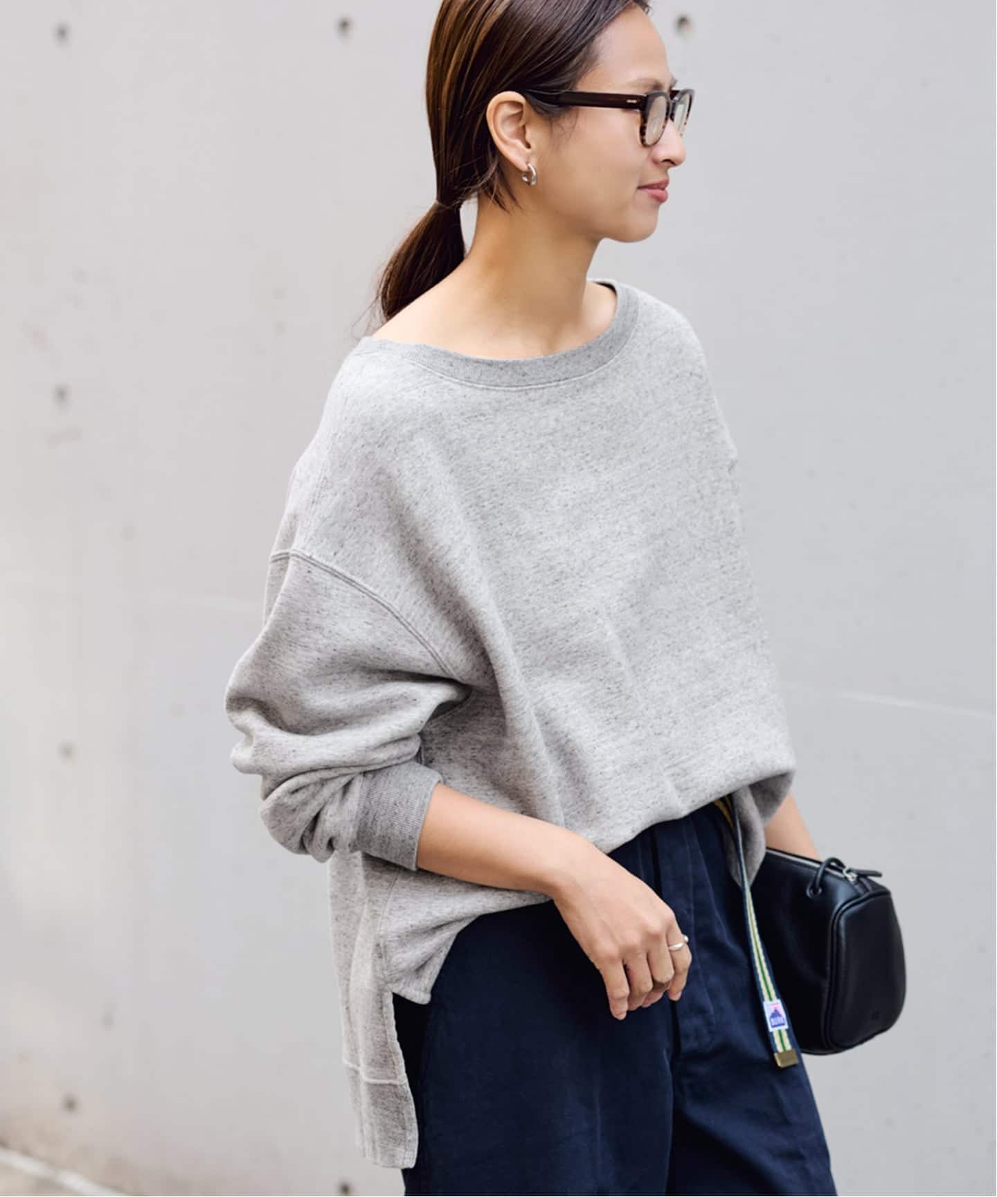 ≪一部カラーWEB限定 / 追加≫ボートネックワイドスウェット 3