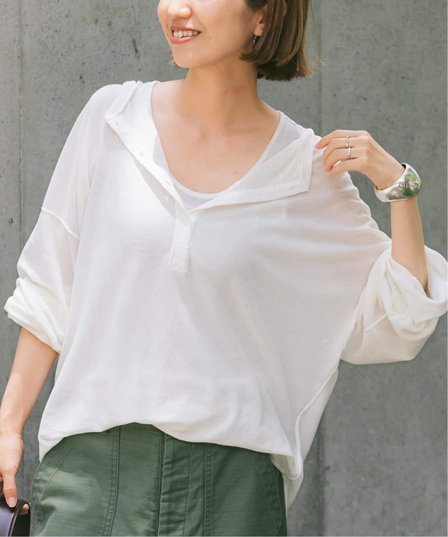 ≪追加予約≫サーフニットヘンリーTee（Tシャツ／カットソー