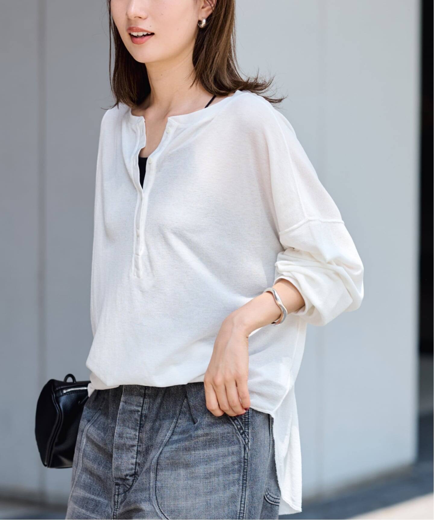 ≪追加≫サーフニットヘンリーTee2（Tシャツ／カットソー）｜FRAMeWORK