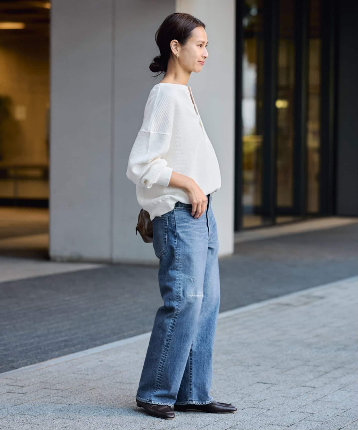 【美品】FRAMeWORK （フレームワーク）ワッフルヘンリープルオーバー ≪追加≫ワッフルヘンリープルオーバー（Tシャツ／カットソー