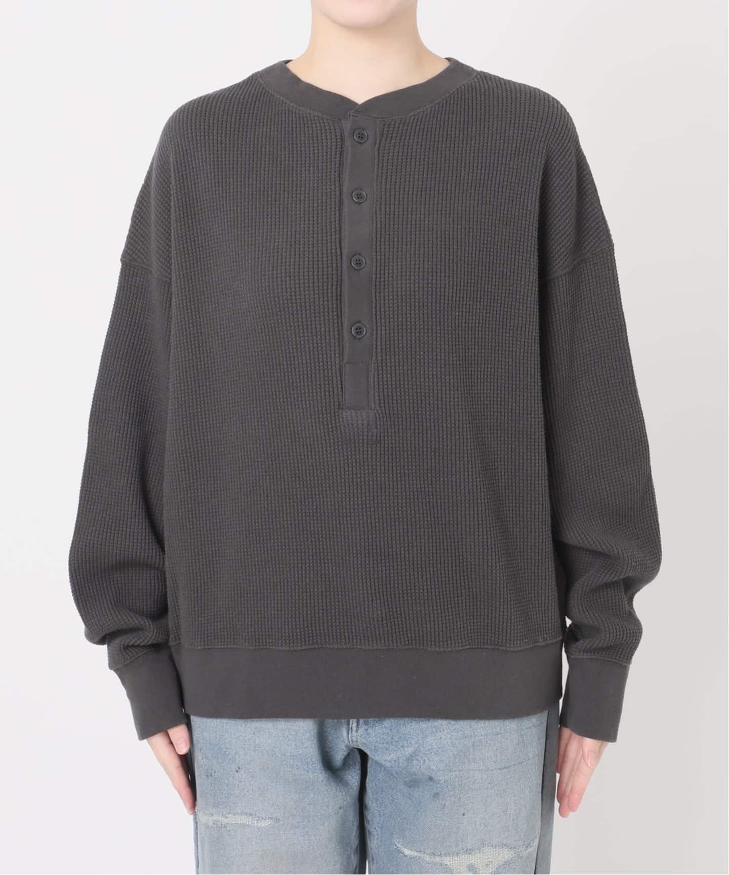 FRAMeWORK ヘンリーワッフルプルオーバー ≪追加予約≫ワッフルヘンリープルオーバー（Tシャツ