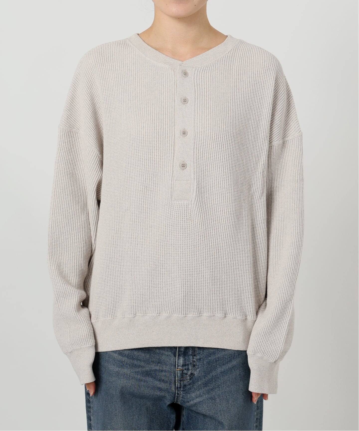 3/22までお値下げ！FRAMeWORK ワッフルヘンリープルオーバー ≪WEB限定 / 追加≫ワッフルヘンリープルオーバー（Tシャツ/カットソー
