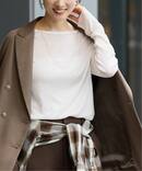 ≪予約≫コットンシルクMixリブTee