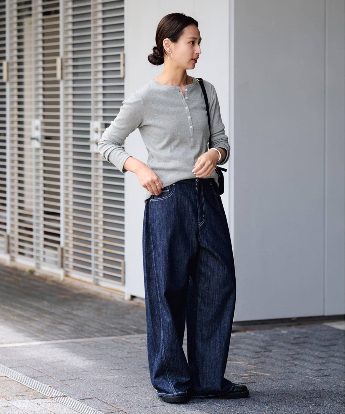 コットンリブヘンリーカットソー（Tシャツ／カットソー）｜FRAMeWORK