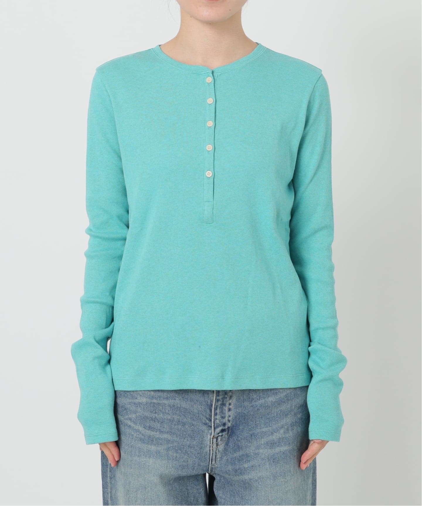 フレームワーク　コットンリブヘンリーカットソー コットンリブヘンリーカットソー（Tシャツ／カットソー）｜FRAMeWORK