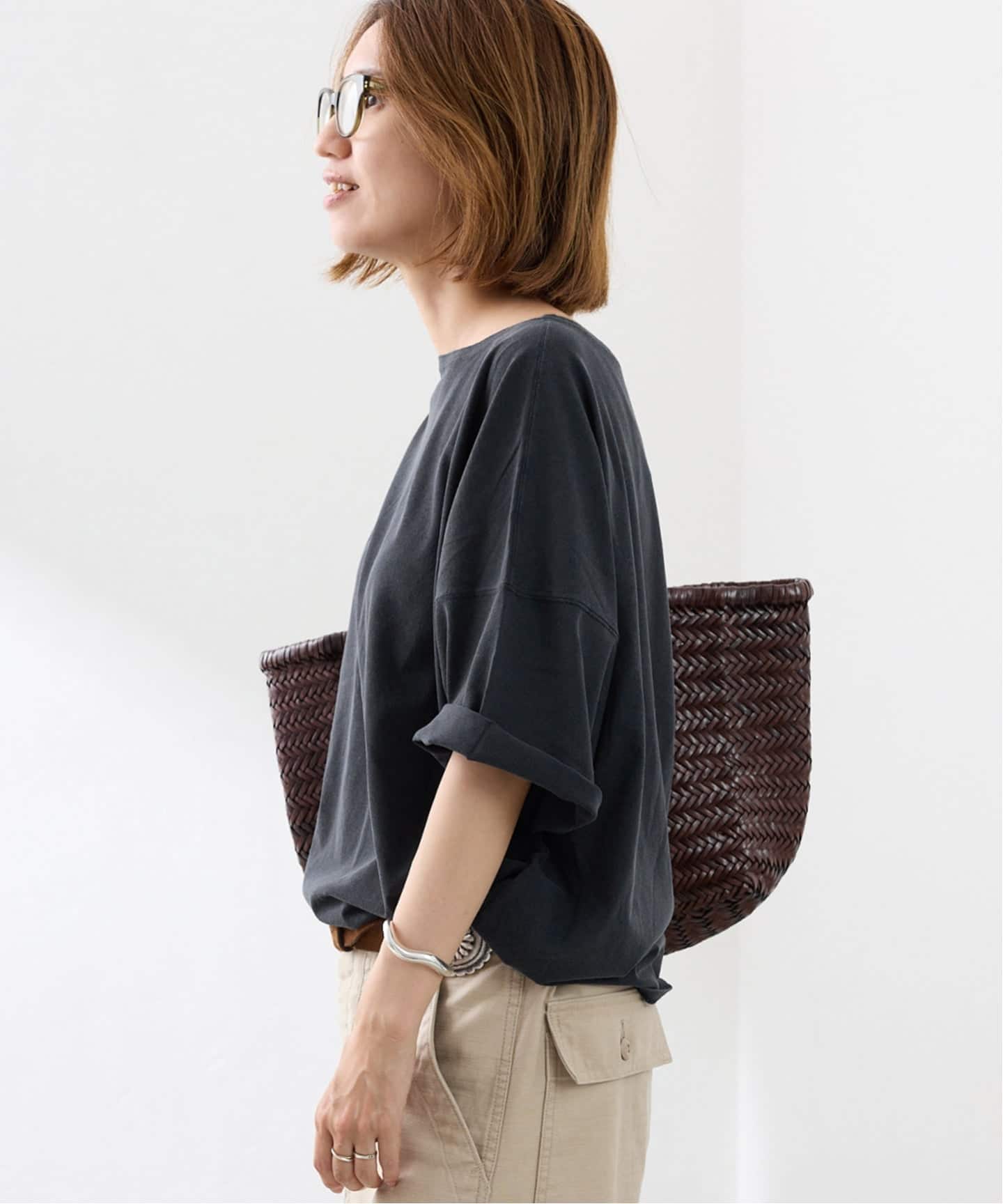 ドライタッチ加工SS-Tee（Tシャツ／カットソー）｜FRAMeWORK（フレーム